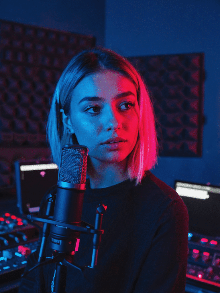 locutora de inteligencia artificial