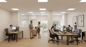 Generación de espacios con inteligencia artificial para oficinas e inmobiliaria